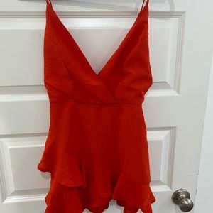 Red romper